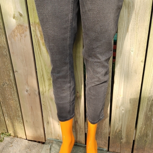 NWT Massimo Dutti Black Crop Jeans Size 2 - Picture 4 of 15